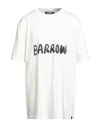 Barrow Man T-shirt Ivory Size S Cotton In White