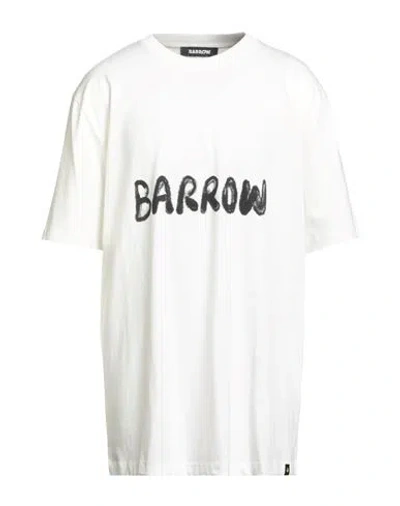 Barrow Man T-shirt Ivory Size S Cotton In White