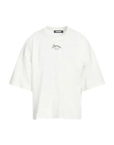 Barrow Man T-shirt Ivory Size S Cotton In White