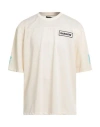 Barrow Man T-shirt Ivory Size S Polyester In White