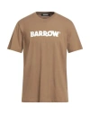 Barrow Man T-shirt Khaki Size L Cotton In Brown