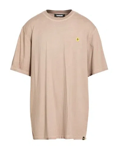 Barrow Man T-shirt Light Brown Size L Cotton In Pink