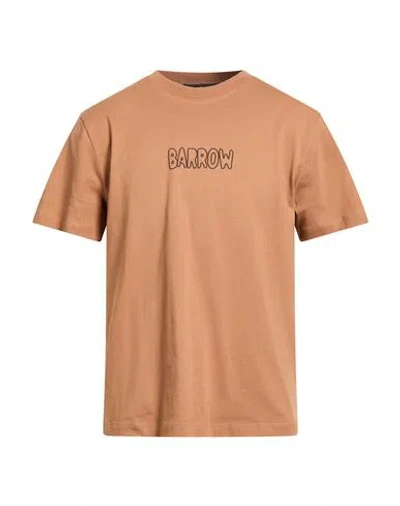 Barrow Man T-shirt Light Brown Size L Cotton