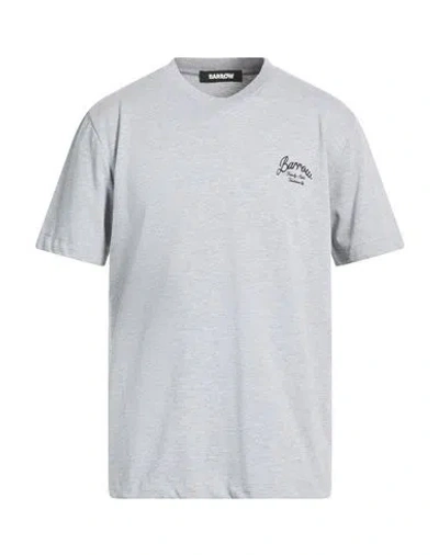 Barrow Man T-shirt Light Grey Size L Cotton In Blue