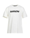 Barrow Man T-shirt Off White Size L Cotton