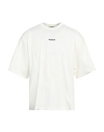 Barrow Man T-shirt Off White Size L Cotton
