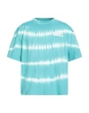 Barrow Man T-shirt Turquoise Size M Cotton In Blue