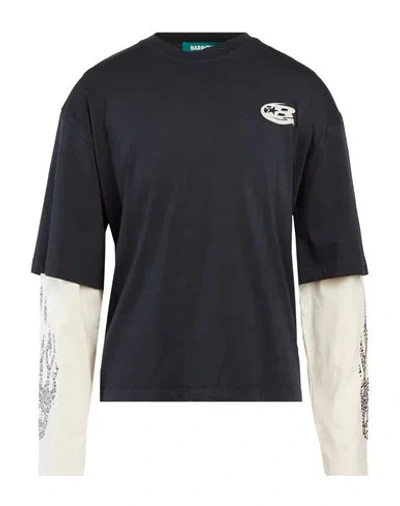 Barrow Man T-shirt Charcoal Size L Cotton In Black