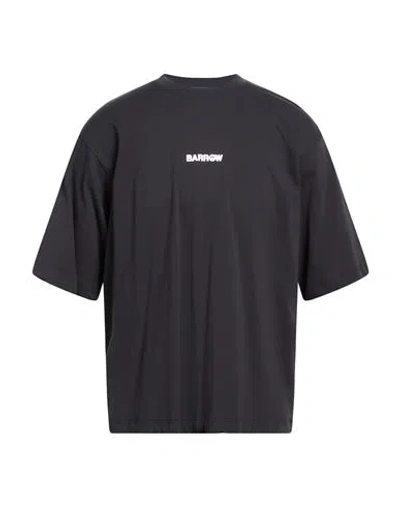 Barrow Man T-shirt Charcoal Size Xs Cotton In Black