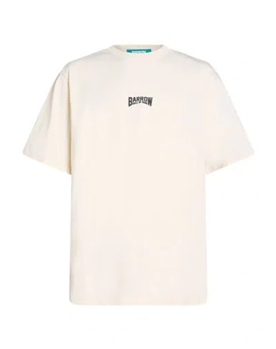 Barrow Man T-shirt Cream Size M Cotton In White