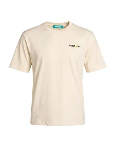 Barrow Man T-shirt Cream Size Xl Cotton In Neutral