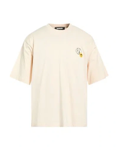 Barrow Man T-shirt Cream Size Xl Cotton In Neutral