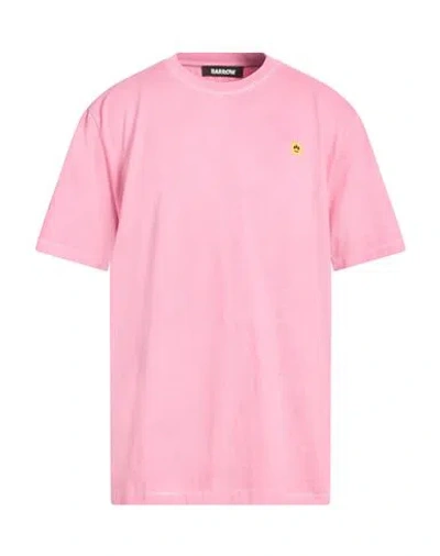 Barrow Man T-shirt Pink Size M Cotton In Multi