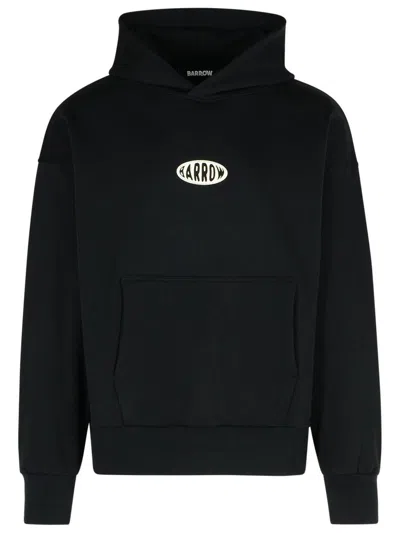 Barrow 'manufact' Black Cotton Sweatshirt