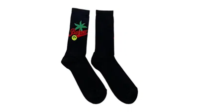 Pre-owned Barrow Men's  Logo Unisex Socks In Nero/black