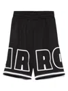 Barrow Mesh Bermuda Shorts In Black