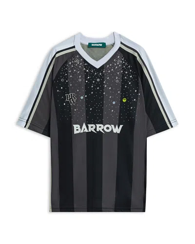 Barrow Mesh Logo Soccer Jersey In Black