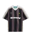 Barrow Mesh Stripe T-shirt In Brown