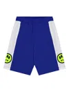 Barrow Mesh Track Shorts In Blue