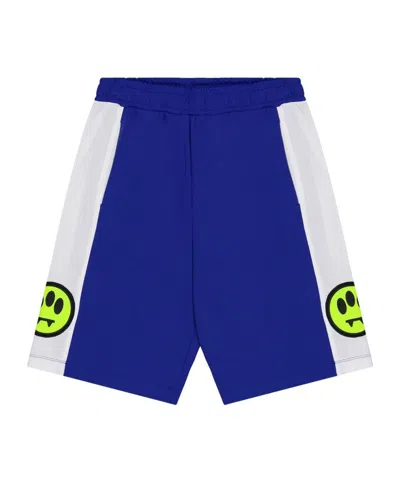 Barrow Kids' Mesh Track Shorts In Blue