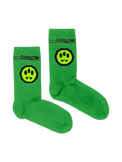 Barrow Mini Logo Socks For Kids In Green