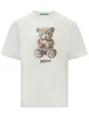 Barrow Minimal T-shirt In Offwhite