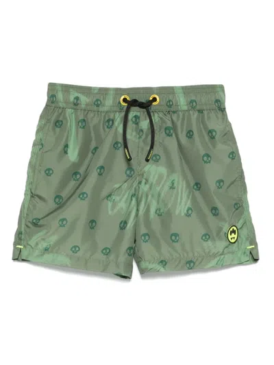 Barrow Kids' Monogram Swim Shorts