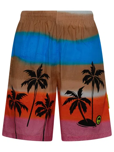 Barrow Multicolor Cotton Bermuda Shorts