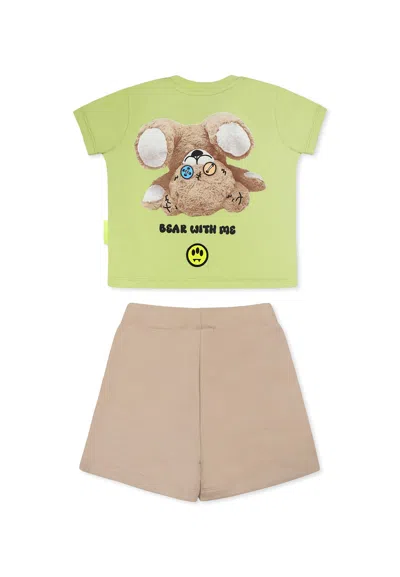 Barrow Multicolor Suit For Babykids With Bear Print