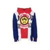Barrow Multicolor Sweatshirt For Kids With Smiley In Rosso