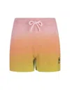 BARROW MULTICOLOURED KNITTED SHORTS WITH DEGRADÉ EFFECT