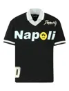 Barrow Napoli-number Cotton T-shirt In Black