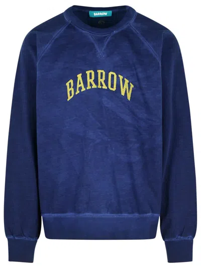 BARROW BARROW NAVY COTTON SWEATSHIRT