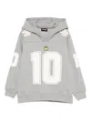 Barrow Number-patch Hoodie In Gray