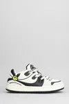 Barrow Ollie Leather Sneakers In Black