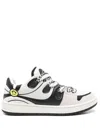 Barrow Ollie Leather Sneakers In White