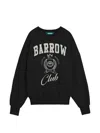 Barrow Open-back Sweatshirt In Black
