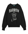Barrow Open-back Sweatshirt In Black