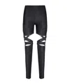 Barrow Openwork Detail Casual Pants In Black