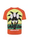 Barrow Orange T-shirt For Kids With Smiley In Orange