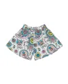 Barrow Paisley-print Elasticated Shorts In Gray