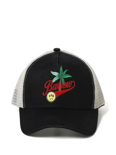Barrow Palm-tree Logo Cap In Black