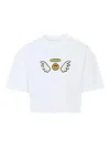 Barrow Kids' Pangel-wing Cotton T-shirt In Neutral