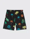 Barrow Palm Tree-print Shorts In Black