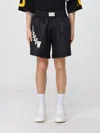 Barrow Black Nylon Basket Bermuda Shorts In Black