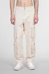 Barrow Mid-rise Straight-leg Cargo Trousers In Neutral
