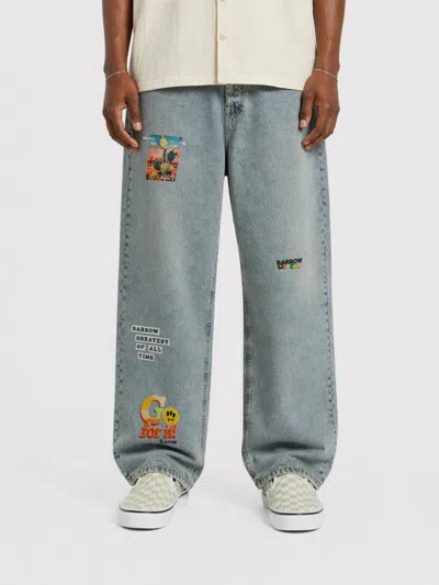 Barrow Pants Men Color Sky Blue In Black