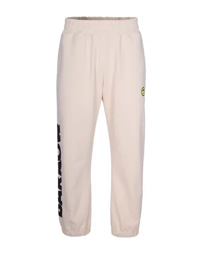 Barrow Pantalone Iconic Crema In Black