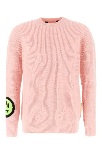 Barrow Pastel Pink Acrylic Blend Sweater In Bw014
