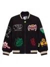 Barrow Logo-appliqué Bomber Jacket In 黑色